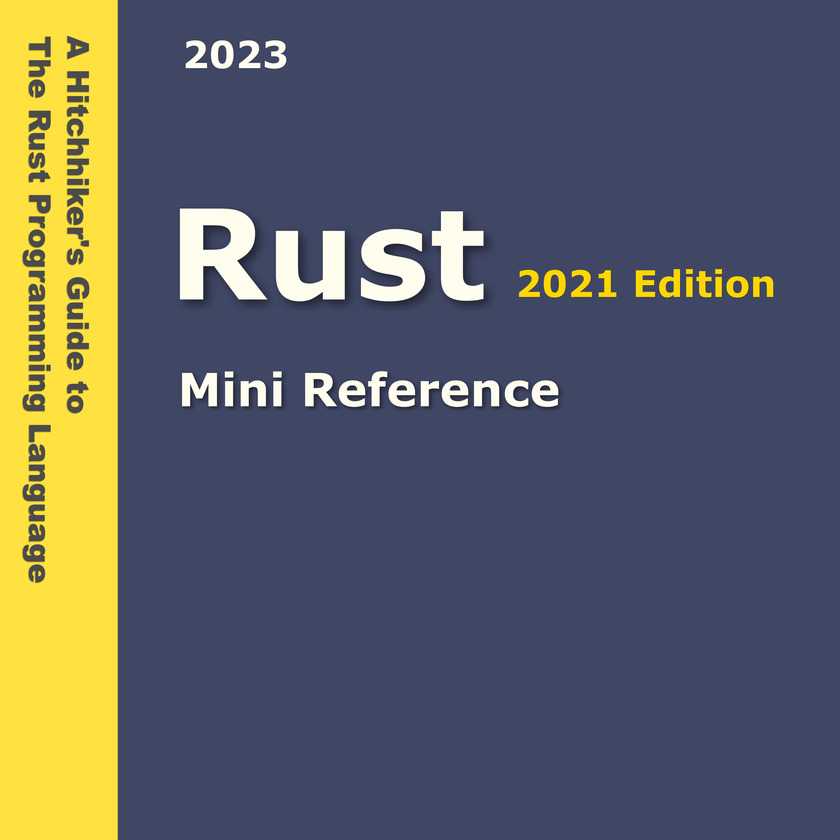 Rust Mini Reference 2023