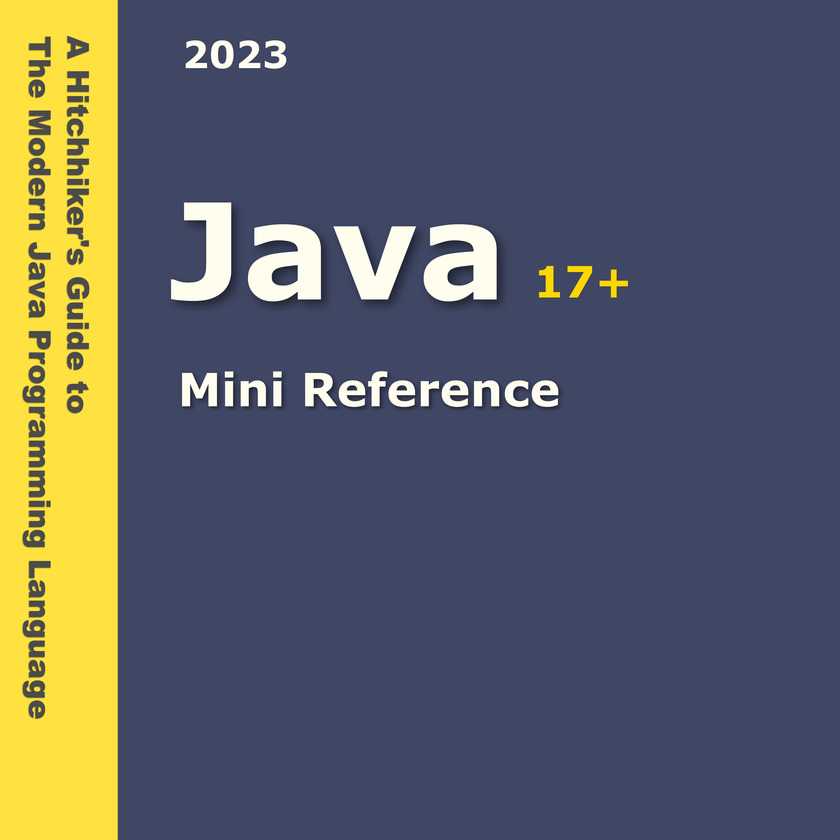 Java Mini Reference 2023